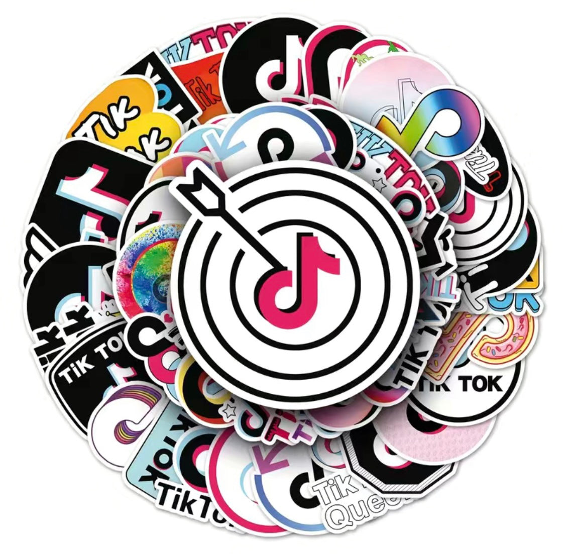 TikTok 5 pcs Stickers