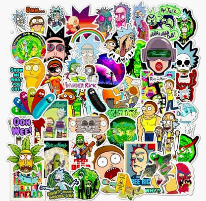 Rick & Morty Stickers 5 pcs