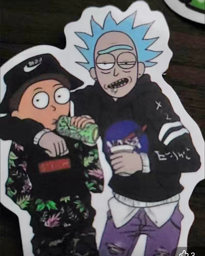 Rick & Morty Stickers 5 pcs