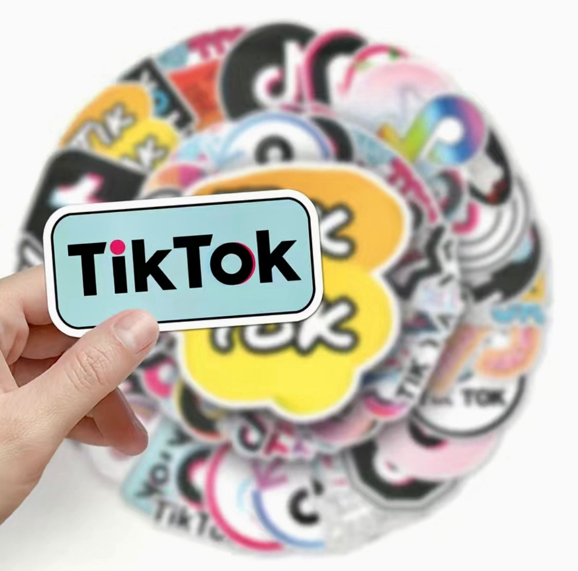 TikTok 5 pcs Stickers