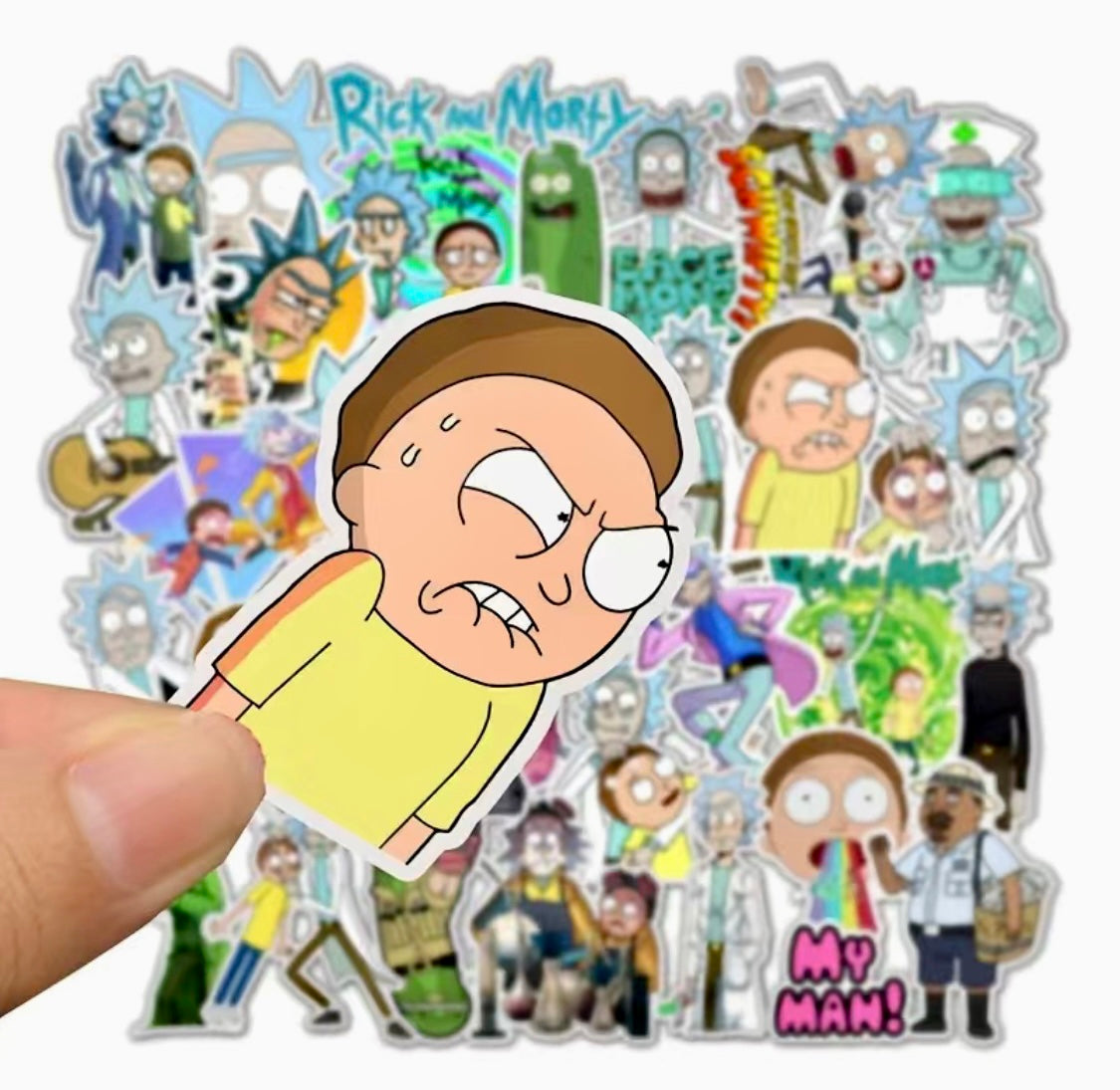 Rick & Morty Stickers 5 pcs