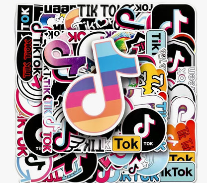 TikTok 5 pcs Stickers