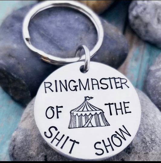 Ring Master Circus Charm Keychain