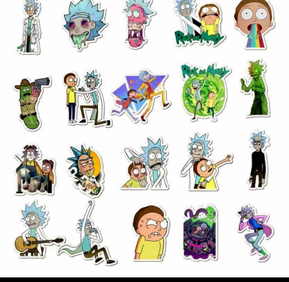 Rick & Morty Stickers 5 pcs