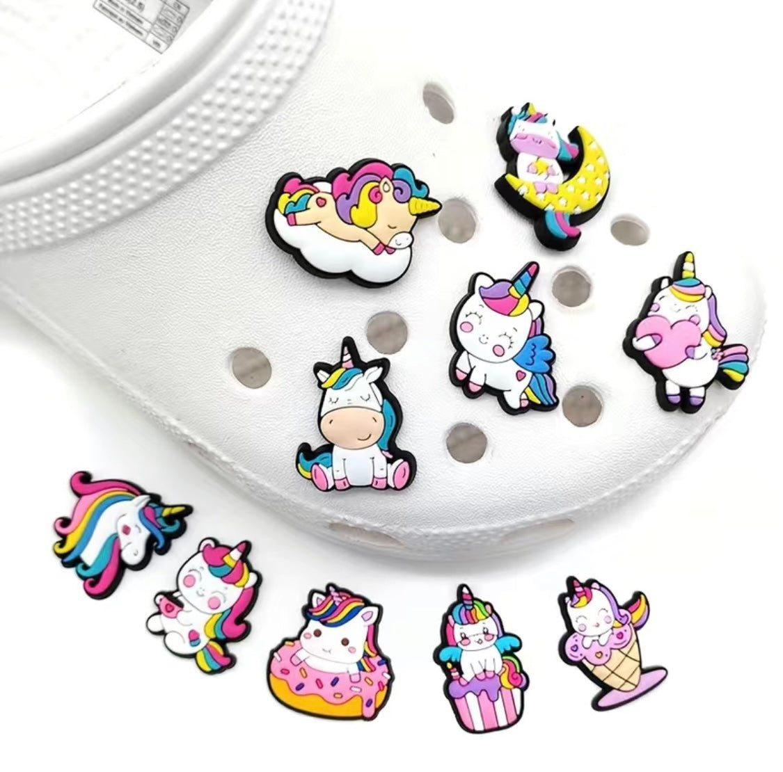 Magical Unicorn 5pcs Shoe Charms – Inspired By Sleek